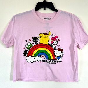 Hello Kitty and Friends Sanrio Pink Crop Top